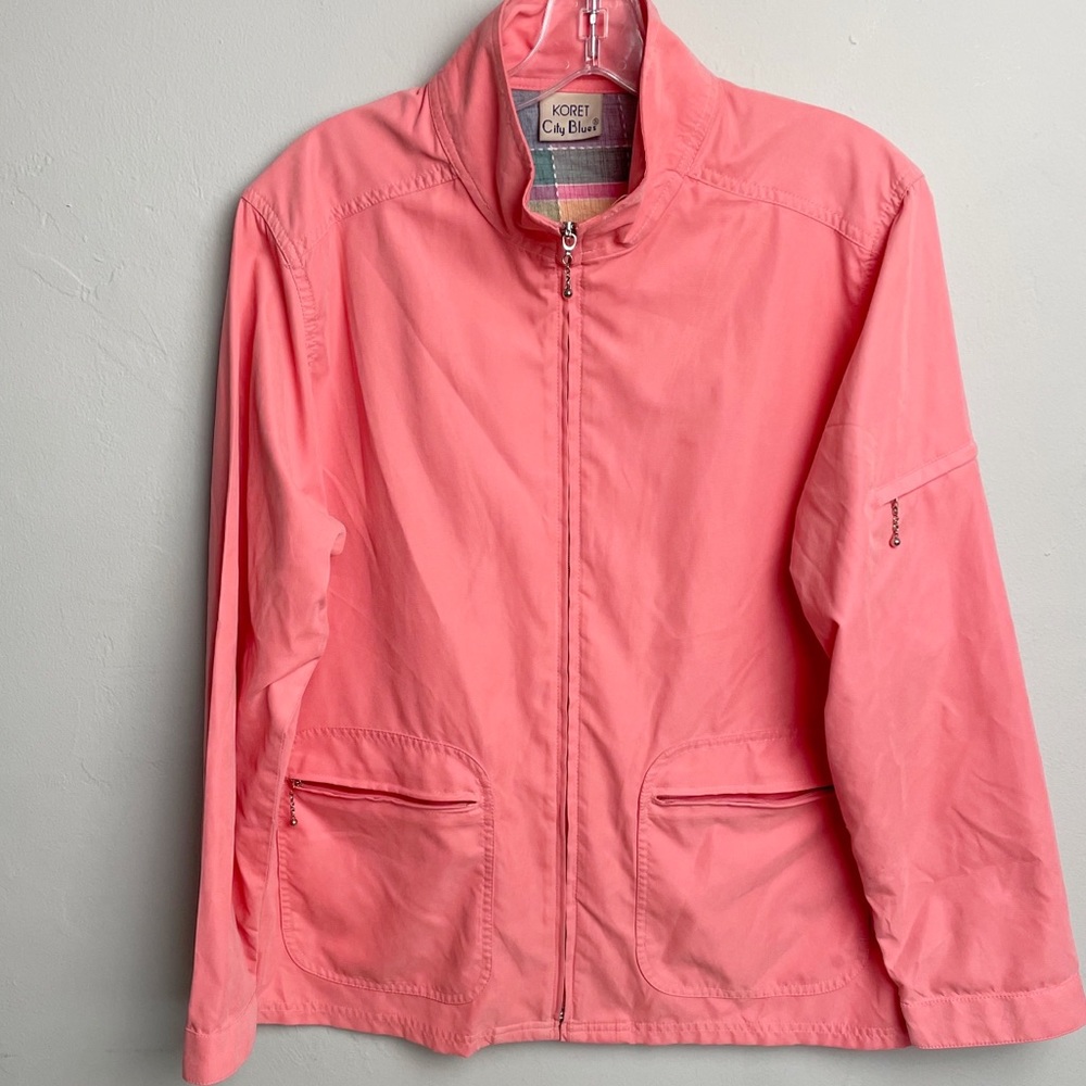 Vintage City Blues by Koret Windbreaker Zip Up Jacket SiZe Medium
